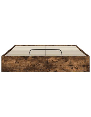 Letto ottomano Rovere fumé 193 x 120 x 25 cm Truciolare