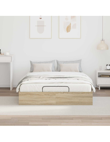Letto ottomano Rovere Sonoma 193 x 120 x 25 cm Truciolare