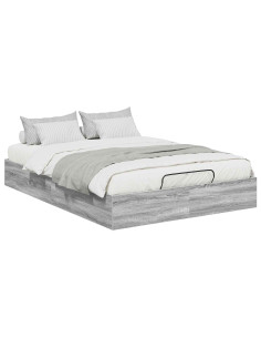 Letto ottomano Grigio Sonoma 193 x 120 x 25 cm Truciolare 2