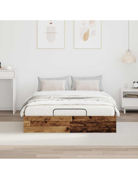 Letto ottomano Legno vecchio 193 x 120 x 25 cm Truciolare