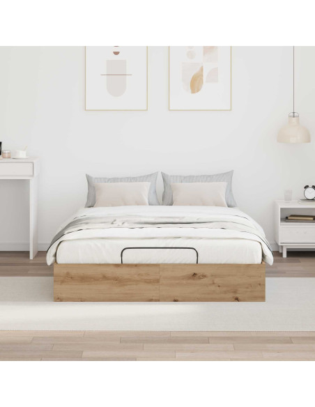 Letto ottomano Rovere artigianale 120 x 190 cm