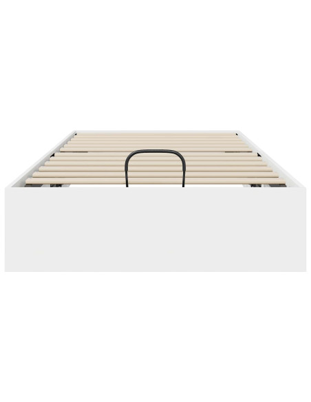 Letto ottomano Bianco 193 x 120 x 25 cm Truciolare