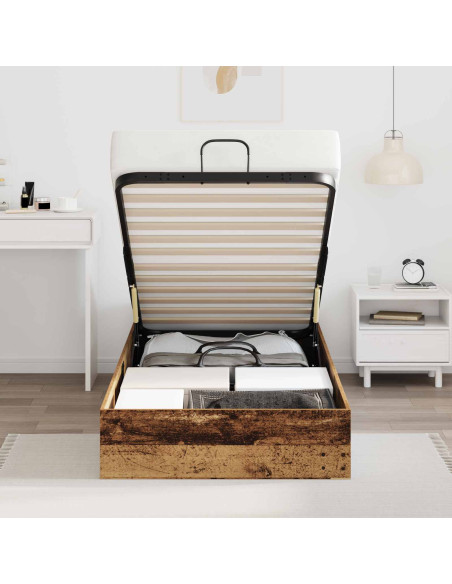Letto ottomano Legno vecchio 193 x 120 x 25 cm Truciolare