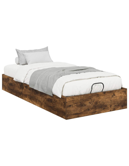 Letto ottomano Rovere fumé 193 x 75,5 x 25 cm Legno multistrato