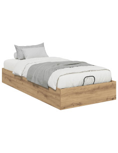 Letto ottomano Rovere artigianale 193 x 75,5 x 25 cm 2