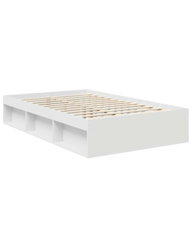 Struttura del letto Bianco 120 x 190 cm Pino massello