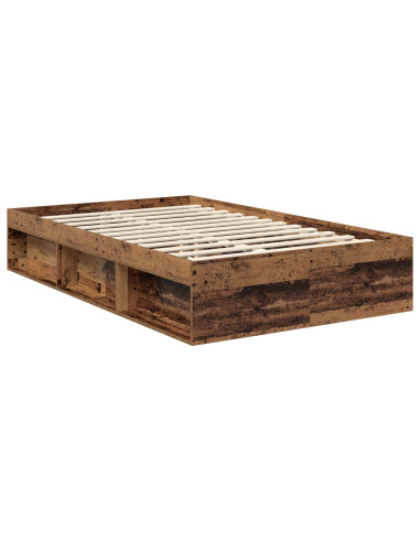 Struttura del letto Legno vecchio 120 x 190 cm Pino massello