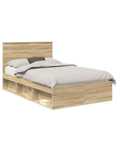 Struttura del letto Sonoma 120 x 200 cm Pino massello 2