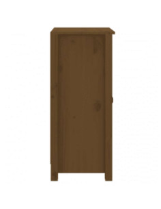 Credenze 2 pz Miele 40x35x80 cm in Legno Massello di Pino