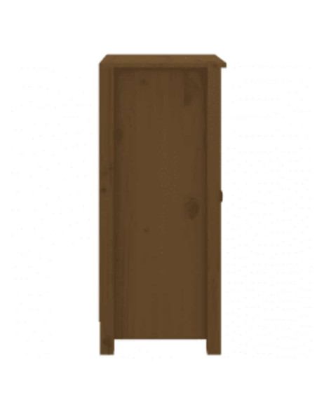 Credenze 2 pz Miele 40x35x80 cm in Legno Massello di Pino