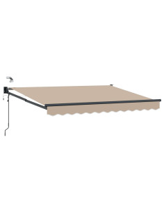 Tettuccio Elettrico Retrattile Beige 3 x 2 m