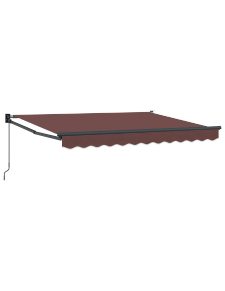 Tenda retrattile manuale Marrone 2,5 x 2 m