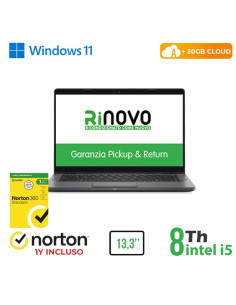 RINOVO NB DELL Latitude 5300 i5-8X00/DDR4 16GB/SSD 256GB/13.3"/W11P/CLOUD20GB/Grade A/1Y Warranty/3