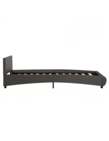 Giroletto con LED Grigio in Similpelle 100x200 cm