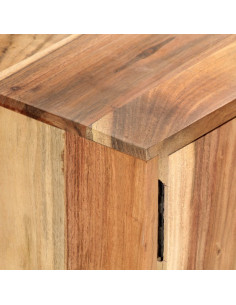 Mobile Porta TV 118x30x45 cm in Legno Massello di Acacia