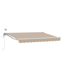 Tettuccio Elettrico Retrattile Beige 3 x 2,5 m