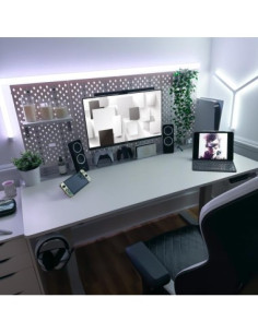 DEZCTOP DESK PANNELLI KIT 3 PEZZI PER SCRIVANIA 120 BIANCA AC-BFTDB3X-WH W/