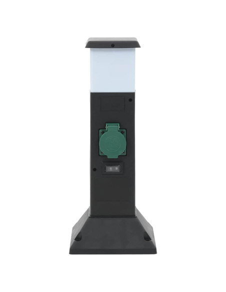 Colonna Presa Esterno con Lampada e Picchetto 2Vie 16x16x39,5cm