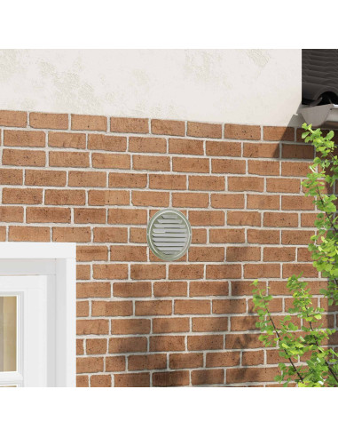 Coperture per ventilazione d'aria 4 pcs Argento 150 mm