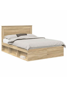 Struttura del letto Sonoma 160 x 200 cm Pino massello 2