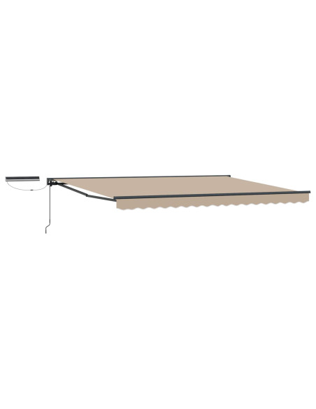 Tettuccio Elettrico Retrattile Beige 4,5 × 3,5 m