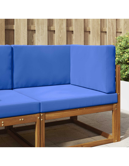 Cuscino per divano da esterno 3 pcs Turchese Poliestere