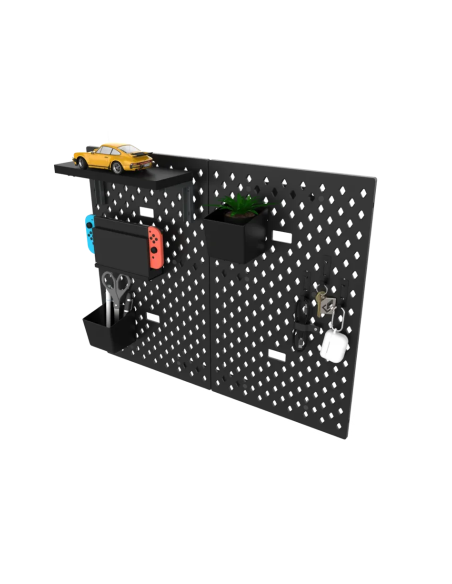 DEZCTOP ACC. D-BOARD NERO PER MONTAGGIO A PARETE 36x1x58cm