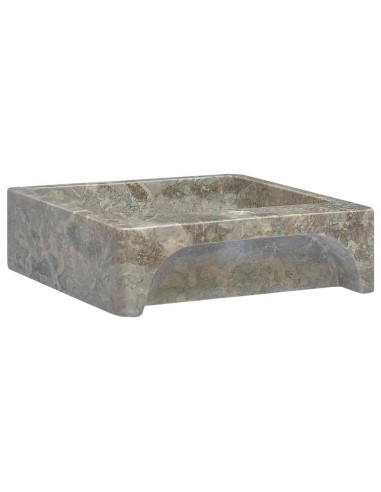 Lavandino Grigio 40x40x12 cm in Marmo
