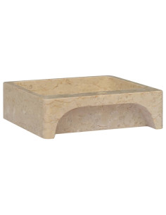 Lavandino Crema 40x40x12 cm in Marmo