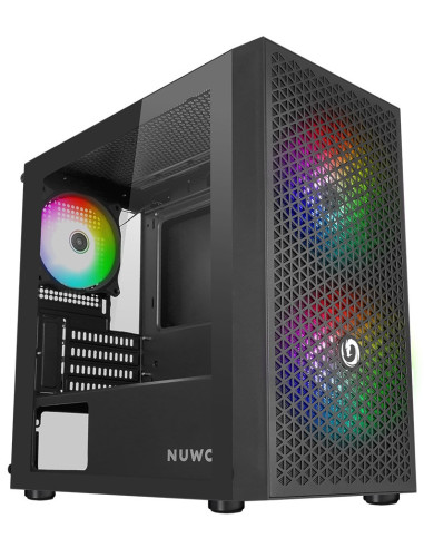 CASE MINI TOWER NO PSU BLITZ R27 3USB 0,5MM SPCC 3FAN ARGB GLOSSY BK