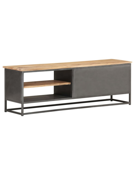 Mobile Porta TV 120x30x40 cm in Legno Massello di Acacia