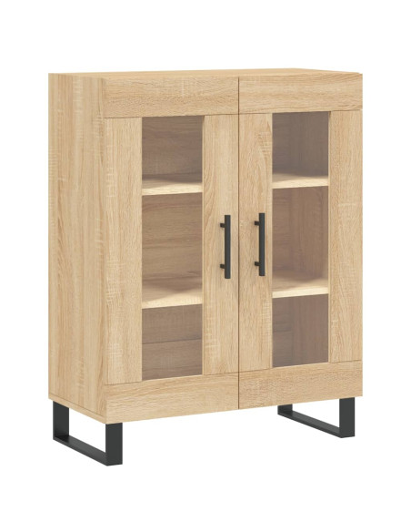 Credenza Rovere Sonoma 69,5x34x180 cm in Legno Multistrato
