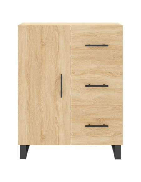 Credenza Rovere Sonoma 69,5x34x180 cm in Legno Multistrato