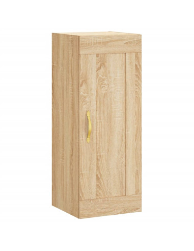 Mobile a Parete Rovere Sonoma 34,5x34x90 cm Legno Multistrato