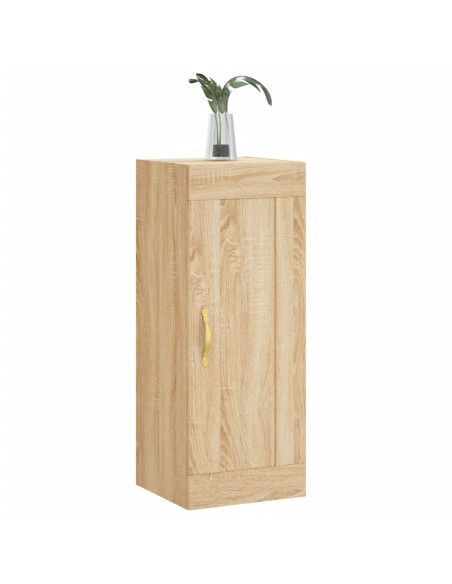 Mobile a Parete Rovere Sonoma 34,5x34x90 cm Legno Multistrato