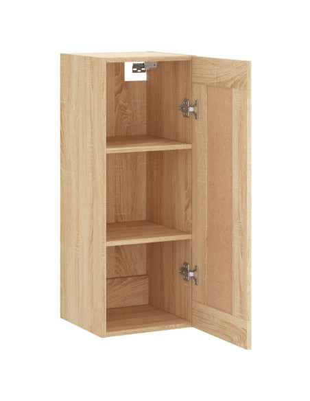 Mobile a Parete Rovere Sonoma 34,5x34x90 cm Legno Multistrato