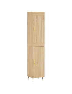 Credenza Rovere Sonoma 34,5x34x180 cm in Legno Multistrato 2