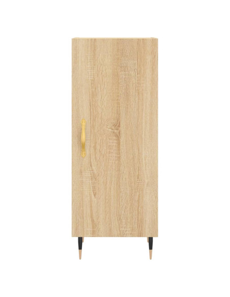 Credenza Rovere Sonoma 34,5x34x180 cm in Legno Multistrato