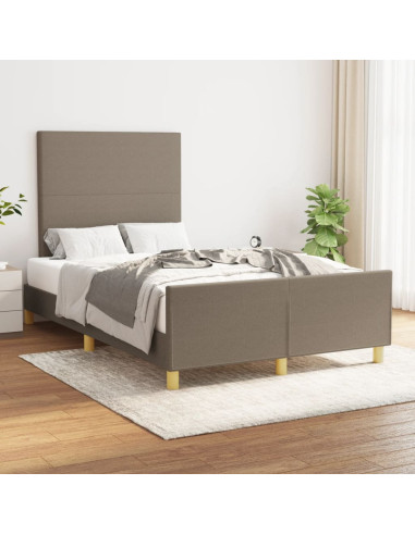 Giroletto senza Materasso Tortora 120x190 cm Tessuto