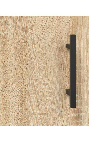 Armadietti a Parete 2 pz Rovere Sonoma in Legno Multistrato