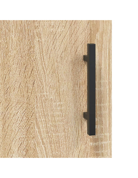 Armadietti a Parete 2 pz Rovere Sonoma in Legno Multistrato