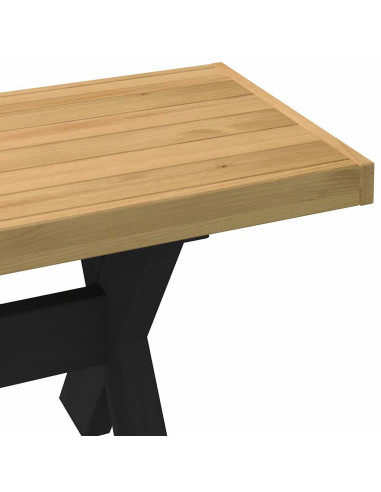 Panca Pranzo NOAIN Gambe a Forma X 180x40x45 cm Legno Massello