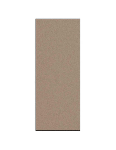 Tappetino Beige e Nero 120 x 300 cm Polipropilene e vinile