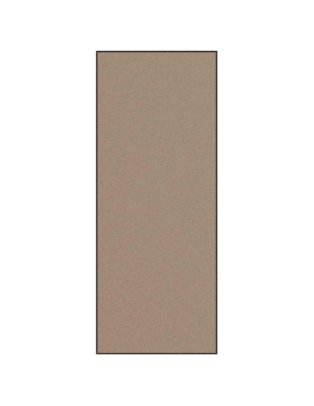 Tappetino Beige e Nero 120 x 300 cm Polipropilene e vinile