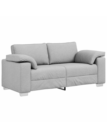 Divano a due posti Grigio Nuvola 180 cm Tessuto