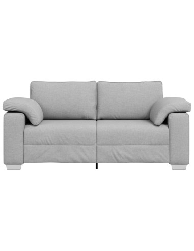 Divano a due posti Grigio Nuvola 180 cm Tessuto