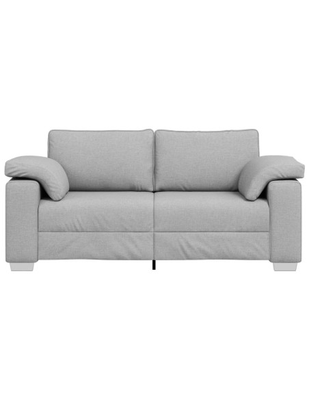 Divano a due posti Grigio Nuvola 180 cm Tessuto