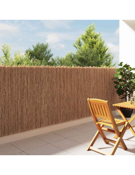 Recinzione in fascine Marrone 600 x 125 cm Ramo di bosco