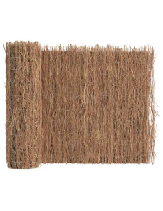 Recinzione in fascine Marrone 600 x 125 cm Ramo di bosco 2