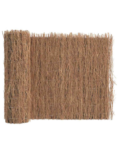 Recinzione in fascine Marrone 600 x 125 cm Ramo di bosco